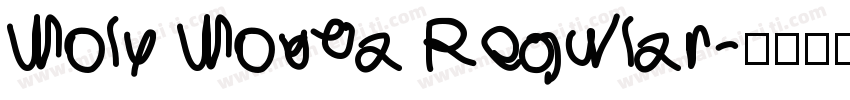 Woly Wonka Regular字体转换
